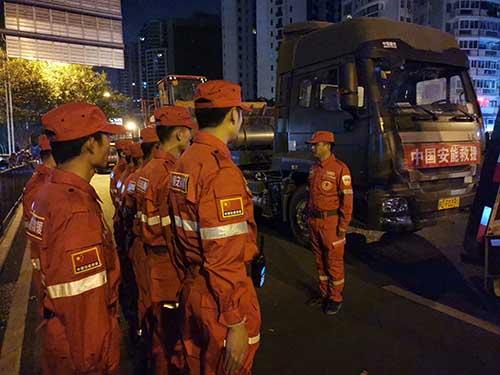 中國安能緊急處置廈門地鐵二號(hào)線呂厝路口地面塌陷險(xiǎn)情