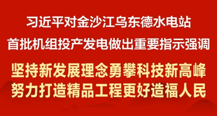 向總書記匯報(bào)：烏東德水電站“精品工程”建設(shè)目標(biāo)已實(shí)現(xiàn)