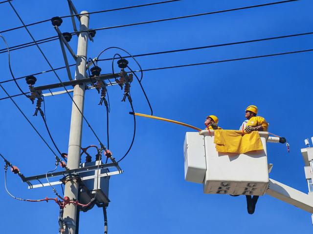 國網(wǎng)高碑店供電公司帶電消缺保供電 守護群眾度盛夏