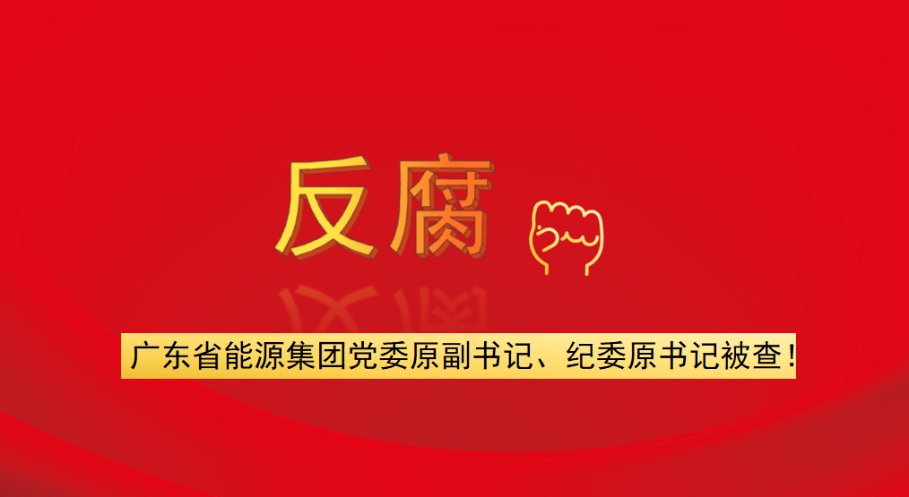 廣東省能源集團(tuán)黨委原副書記、紀(jì)委原書記被查！