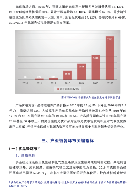 中國(guó)光伏產(chǎn)業(yè)發(fā)展路線圖（2016年版）